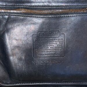 Coach Black Leather Satchel